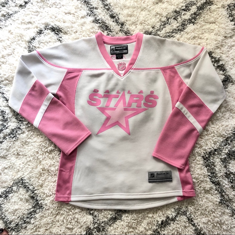 DALLAS Stars Women’s Small Pink Hockey Jersey